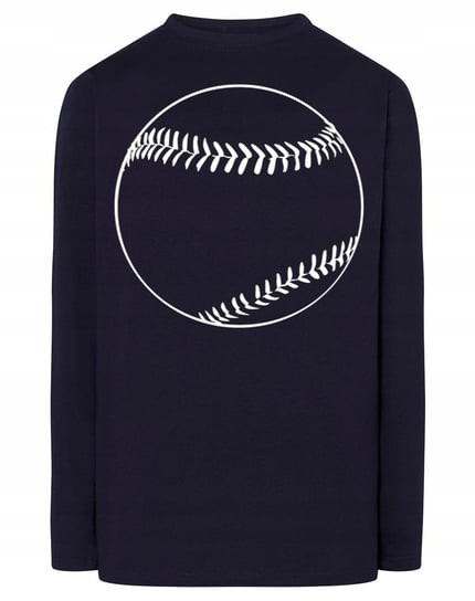 Longsleeve męski nadruk PIŁKA BASEBALL r.4XL Inna marka