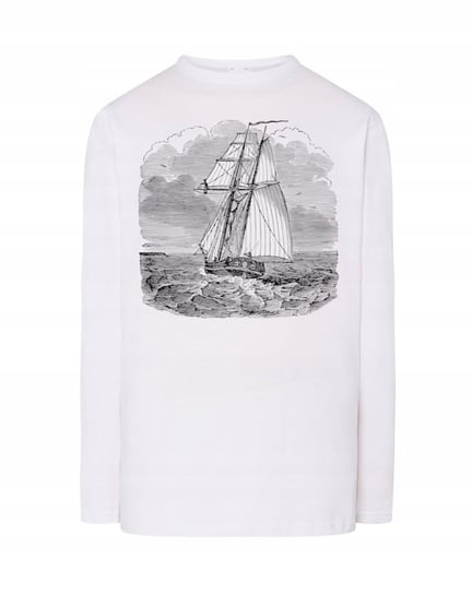 Longsleeve męski nadruk STATEK ŻEGLUGA r.XL Inna marka