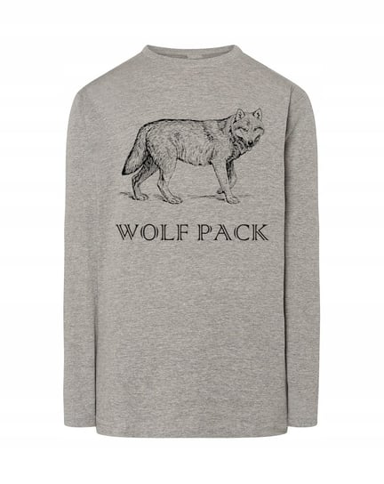 Longsleeve męski nadruk WILK Wolf Pack r.XS Inna marka