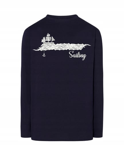 Longsleeve męski nadruk ŻEGLOWANIE SAILING r.XXL Inna marka