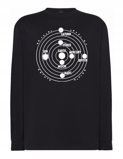 Longsleeve męski nadruk Ziemia PLANETY r.5XL Inna marka