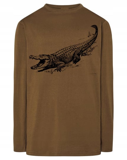 Longsleeve męski nadruk ZWIERZĘ ALIGATOR r.S Inna marka