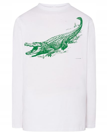 Longsleeve męski nadruk ZWIERZĘ ALIGATOR r.XL Inna marka