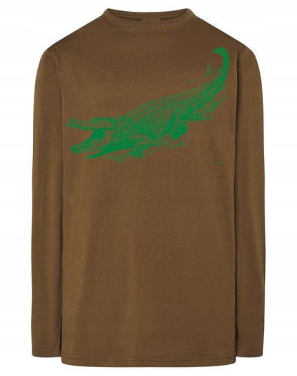 Longsleeve męski nadruk ZWIERZĘ ALIGATOR r.XS Inna marka