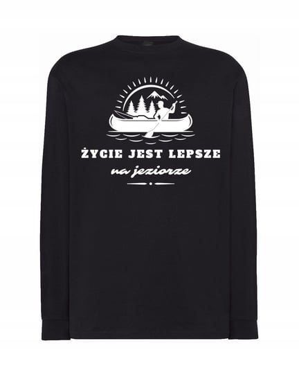 Longsleeve męski nadruk Życie na JEZIORZE r.4XL Inna marka