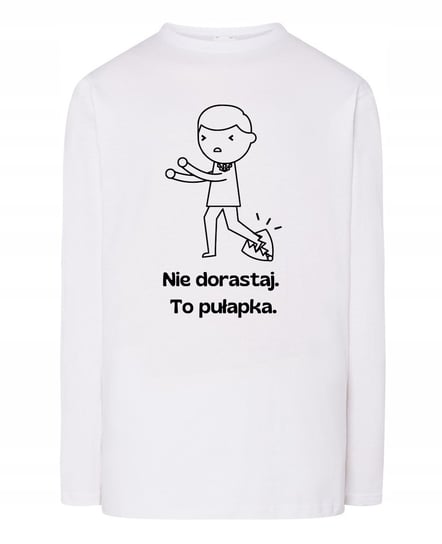 Longsleeve męski zabawny nadruk Nie dorastaj To Pułapka r.XL Inna marka