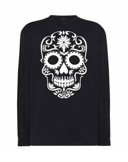 Longsleeve nadruk CZASZKA Dia de Muertos r.5XL Inna marka