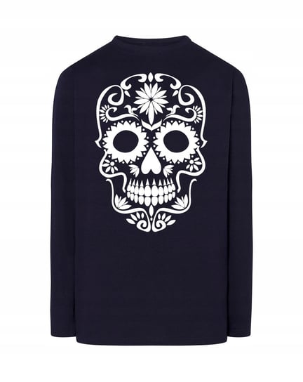 Longsleeve nadruk CZASZKA Dia de Muertos r.S Inna marka