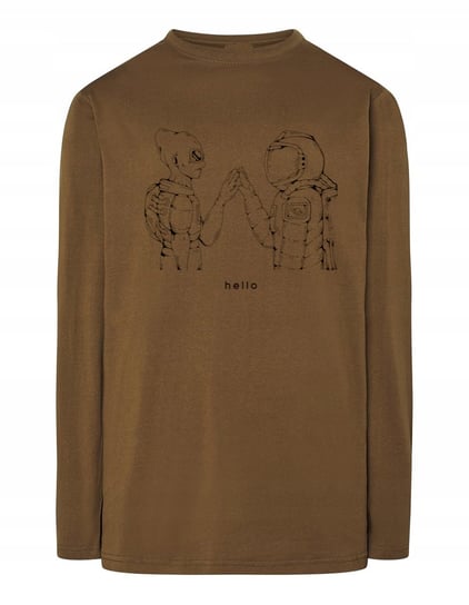 Longsleeve nadruk SPOTKANIE KOSMICI Hello r.XS Inna marka
