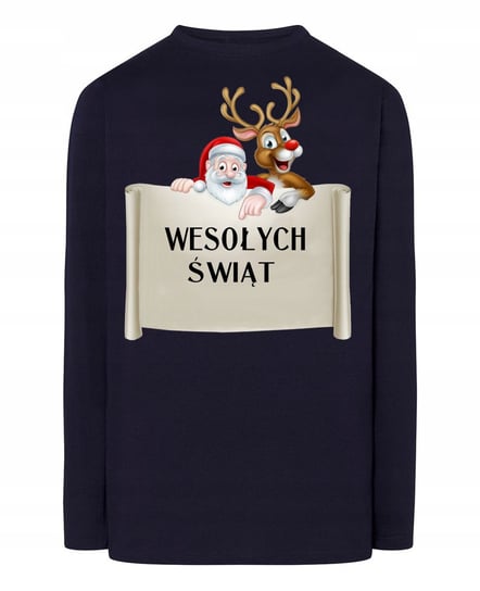 Longsleeve nadruk Wesołych Świąt Rozm.XS Inna marka