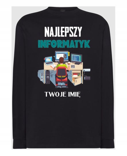 Longsleeve Najlepszy Informatyk Imię XS Inna marka