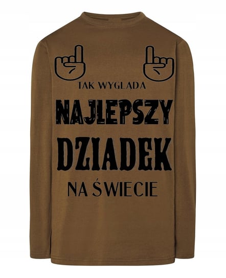 Longsleeve Prezent Dzień Dziadka r.L Inna marka