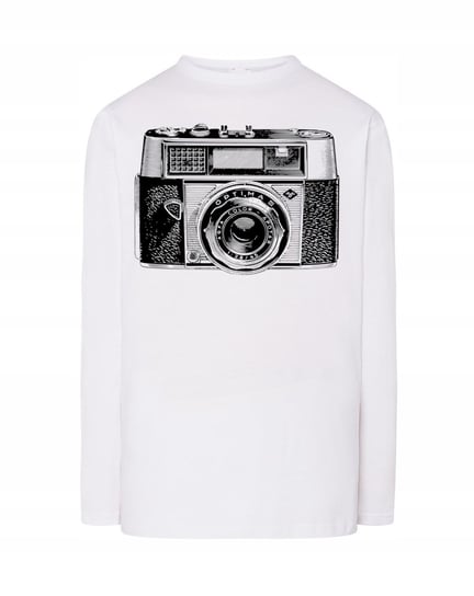 Longsleeve VINTAGE nadruk Aparat Optima r.3XL Inna marka