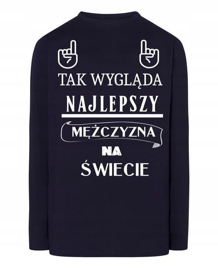 Longsleeve Walentynki Najlepszy Mężczyzna r.XL Inna marka