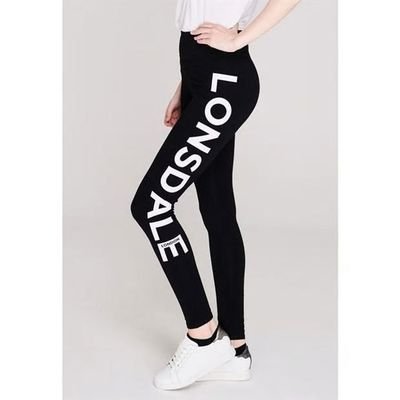 Lonsdale czarne legginsy damskie, Rozmiar S Lonsdale