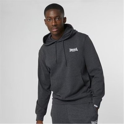 Lonsdale Jersey bluza męska z kapturem ciemnoszara, Rozmiar L Lonsdale