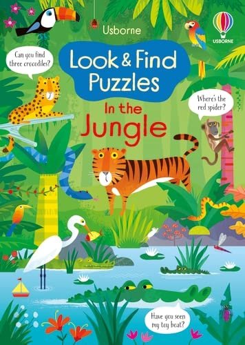 Look and Find Puzzles In the Jungle Robson Kirsteen