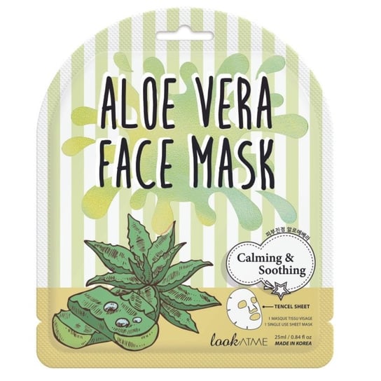 Look At Me,Aloe Vera Face Mask łagodząca maska w płachcie 25ml Look At Me