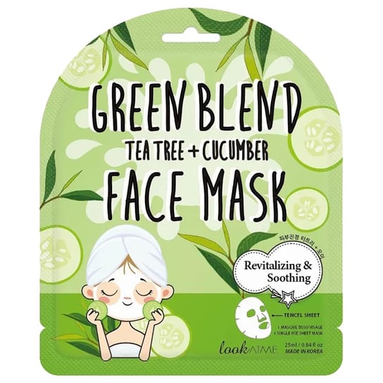 Look At Me,Green Blend Face Mask rewitalizująca maska w płachcie 25ml Look At Me