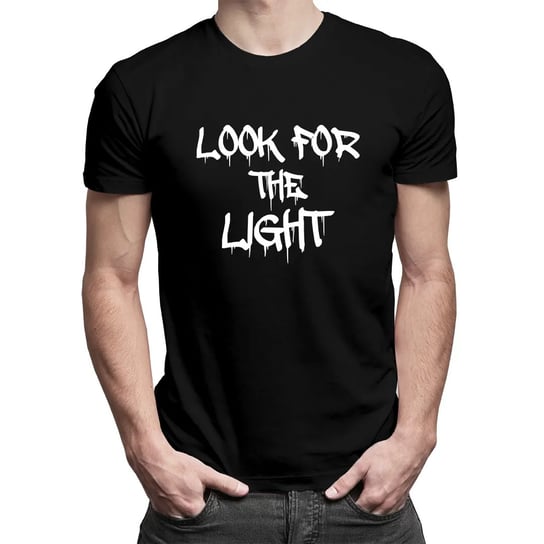 Look for the light - męska koszulka dla fanów gry The Last of Us Koszulkowy