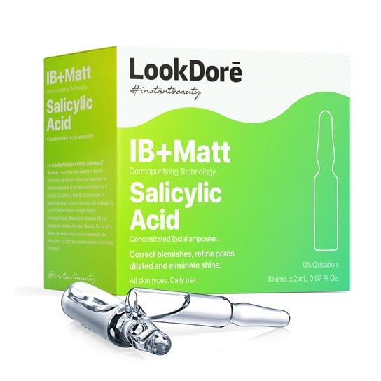 LookDore IB+Matt Dermopurifying Technology ampułki z kwasem salicylowym, 10 szt. x 2 ml LookDoré