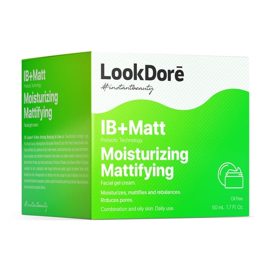 LookDore IB+Matt Prebiotic Technology żel-krem matująco-nawilżający, 50 ml LookDoré
