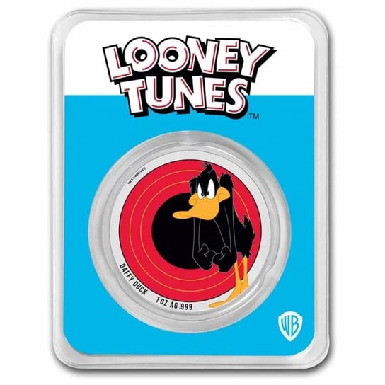 Looney Tunes Daffy Duck 1 uncja srebra 2022 Kolorowany Inna marka