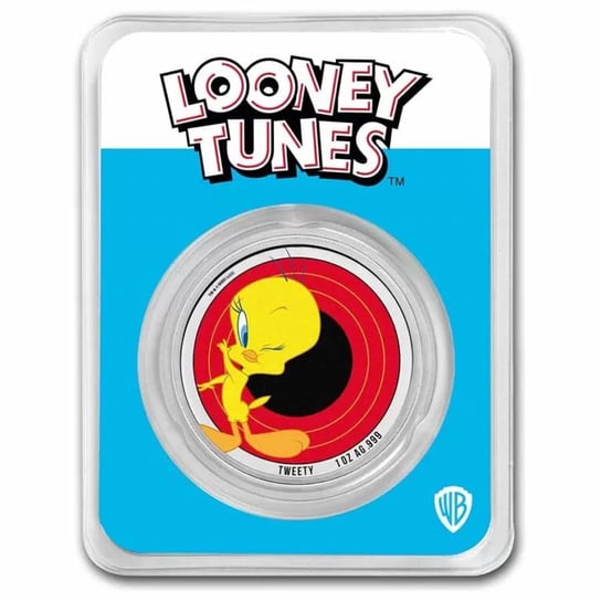 Looney Tunes Tweety 1 uncja srebra 2023 Kolorowany Inna marka