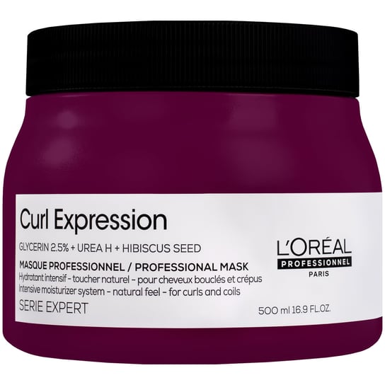 Loreal, Curl Expression Intensive Moisturizer, Nawilżająca maska do włosów kręconych i suchych Glycerin 2,5%, 500 ml L'Oréal Professionnel