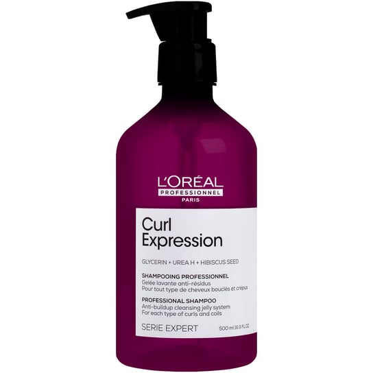 Loreal, Curl Expression Moisturizing, Intensywnie nawilżający szampon do włosów kręconych i falowanych, 500 ml L'Oréal Professionnel