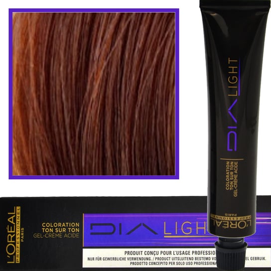 Loreal, Dia Light, Farba do włosów 6,34 Ciemny Blond Złocisto-Miedziany L'Oréal Professionnel