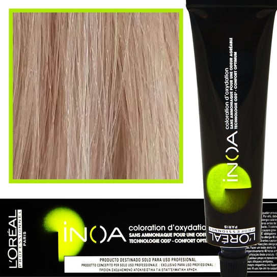 Loreal, Inoa, Farba do włosów 10,11 Bardzo Bardzo Jasny Blond Popielaty Intensywny L'Oréal Professionnel