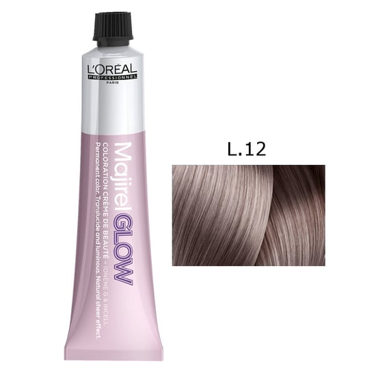 Loreal Majirel Glow, Rozświetlająca trwała farba do włosów - kolor L.12, 50 ml L'Oréal Professionnel