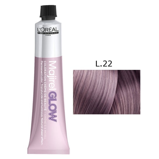 Loreal Majirel Glow, Rozświetlająca trwała farba do włosów - kolor L.22, 50 ml L'Oréal Professionnel