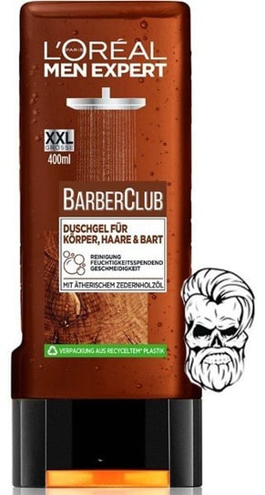 LOREAL MEN expert Barber Club perfumowany żel pod prysznic dla mężczyzn ciało twarz broda XL 300ml L'Oreal Paris