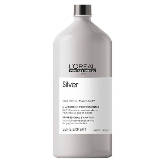 Loreal, Silver, Szampon do włosów siwych lub rozjaśnionych, 1500 ml L'Oréal Professionnel