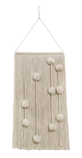 Lorena Canals, Dekoracja na ścianę, Wall Hanging Cotton Field, 65(100)x35 cm, Kremowy Lorena Canals