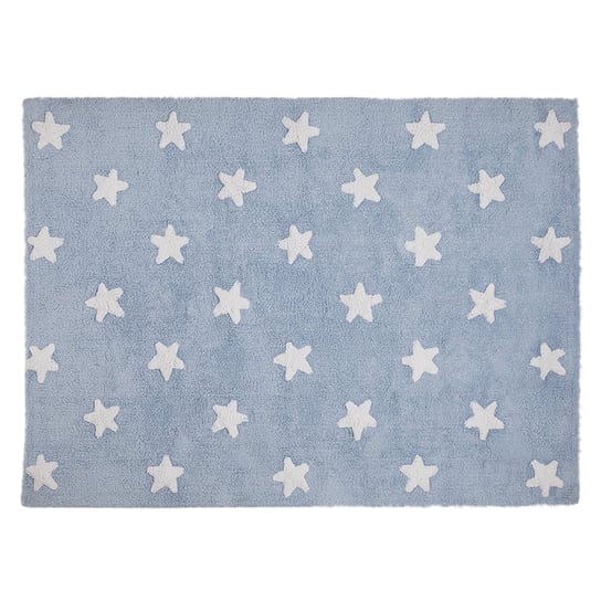 Lorena Canals, Dywan, Niebieski w białe gwiazdki, 120x160 cm Lorena Canals
