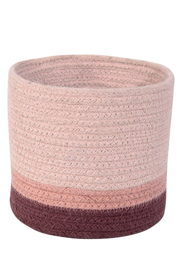 Lorena Canals Panier Mini Tricolor Ivory 97% Coton 3% Autres Fibres - 15x15x15 Cm
