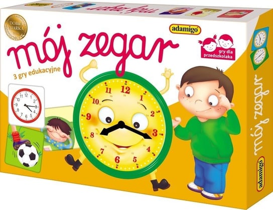 Loteryjka Mój zegar, gra edukacyjna, Adamigo Adamigo