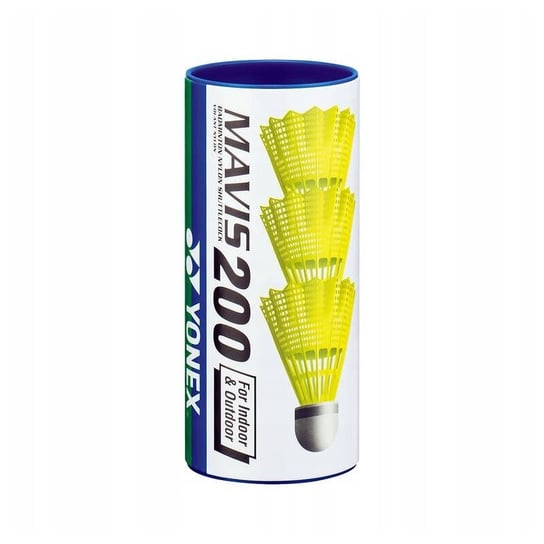 Lotki Do Badmintona Yonex Mavis 200 Średnie Żółte 3 szt Yonex