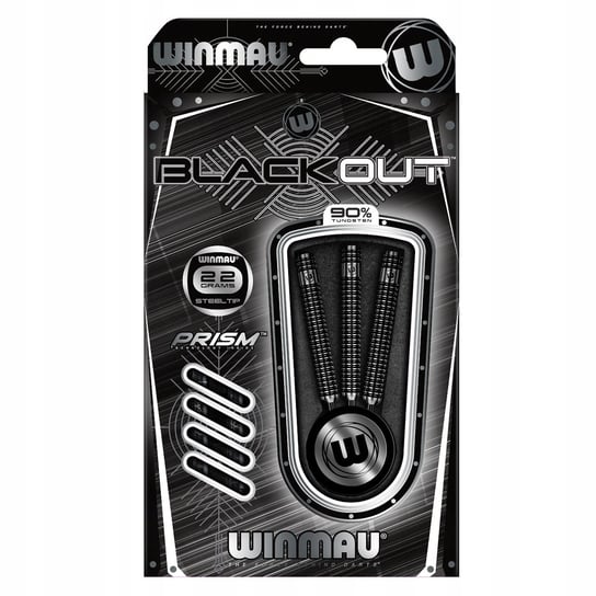 Lotki Rzutki Winmau Blackout 90% 22g Steel Darts Winmau