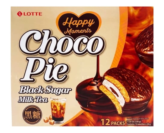 LOTTE Biszkopty Choco Pie o smaku mlecznej  herbaty 336g brak  danych