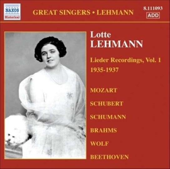 Lotte Lehmann. Volume 1 Lehmann Lotte