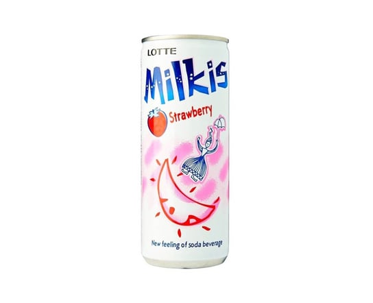 LOTTE Napój Milkis o smaku truskawkowym  250ml Lotte