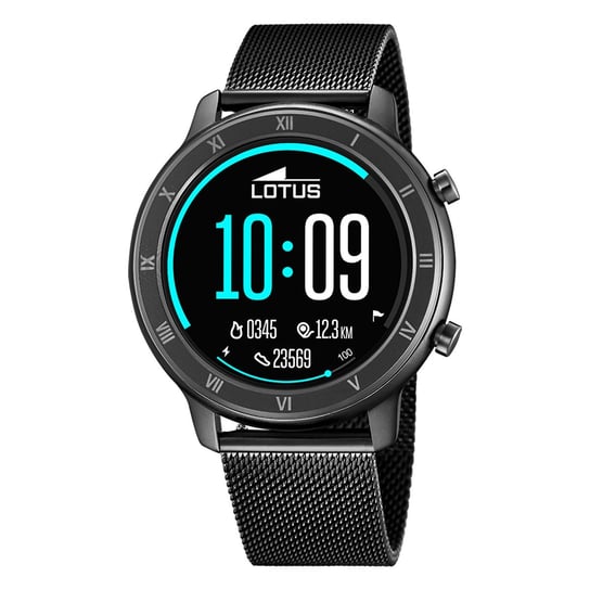 Lotus męski zegarek smartwatch smartwatch ze stali nierdzewnej czarny UL50039/1 Lotus