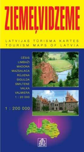 Łotwa północna. Mapa 1:200 000 Opracowanie zbiorowe