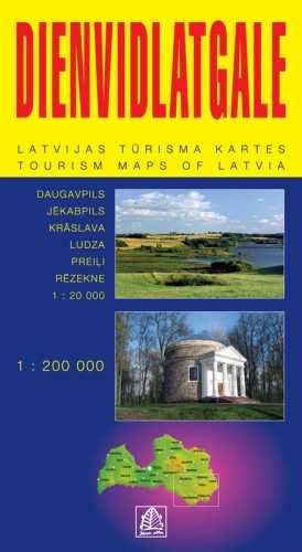Łotwa południowo-wschodnia. Mapa 1:200 000 Jana Seta