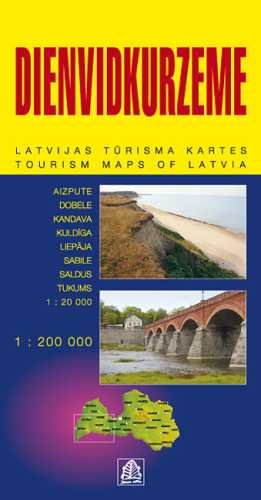 Łotwa południowo-zachodnia. Mapa 1:200 000 Jana Seta