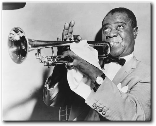 Louis Armstrong, jazz - PR00473 PRINTORAMA